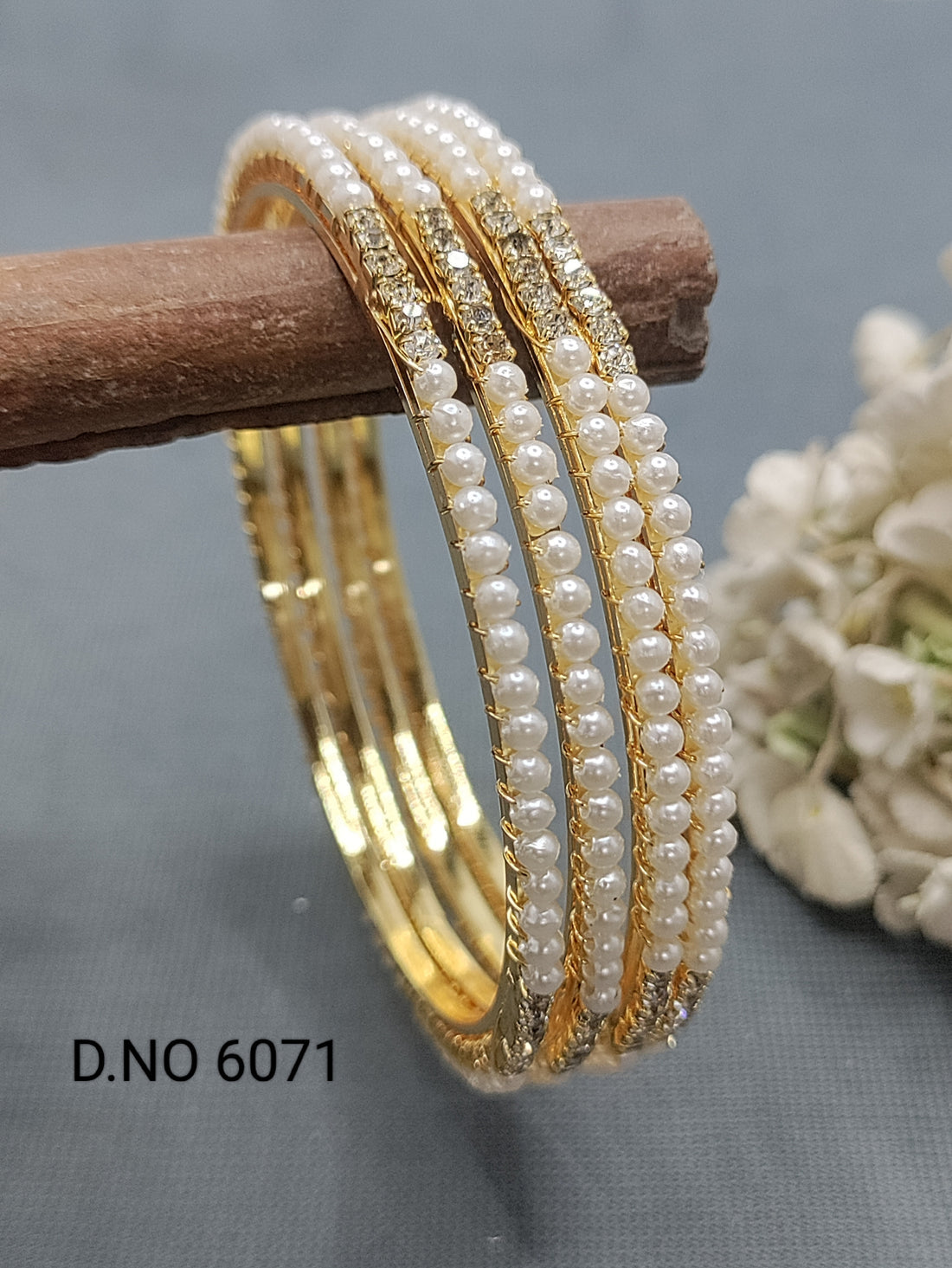 Golden Stone bangles Sku 6071 G4