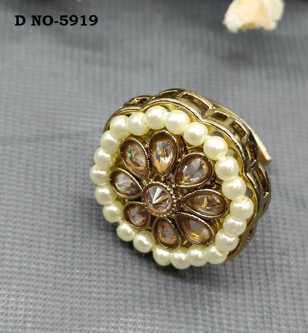 Polki Finger Ring SKU-5919 E4