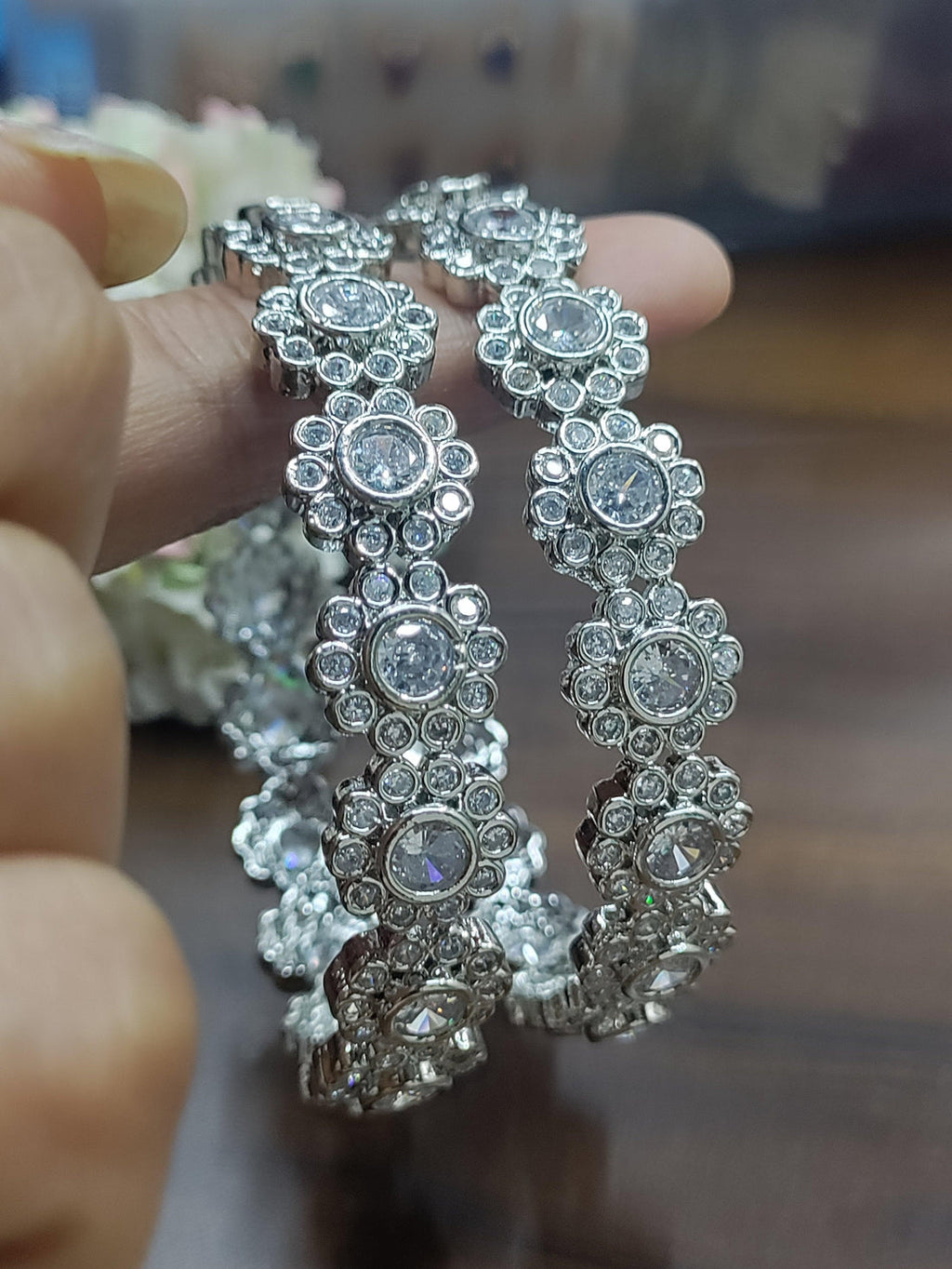 Cz ad Bangles Rodium-5008 C4