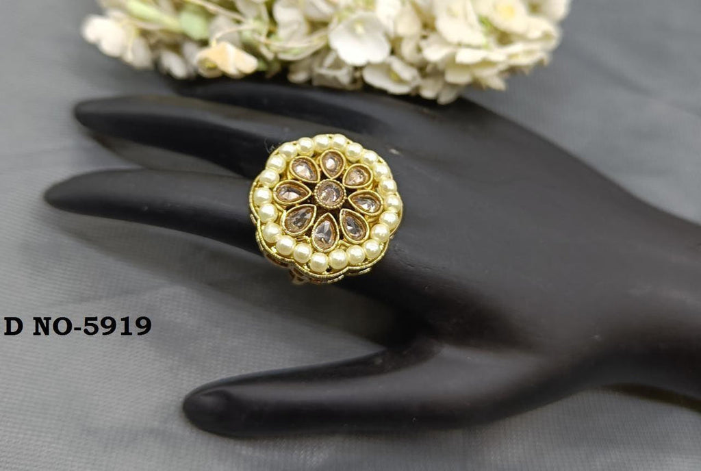 Polki Finger Ring SKU-5919 E4